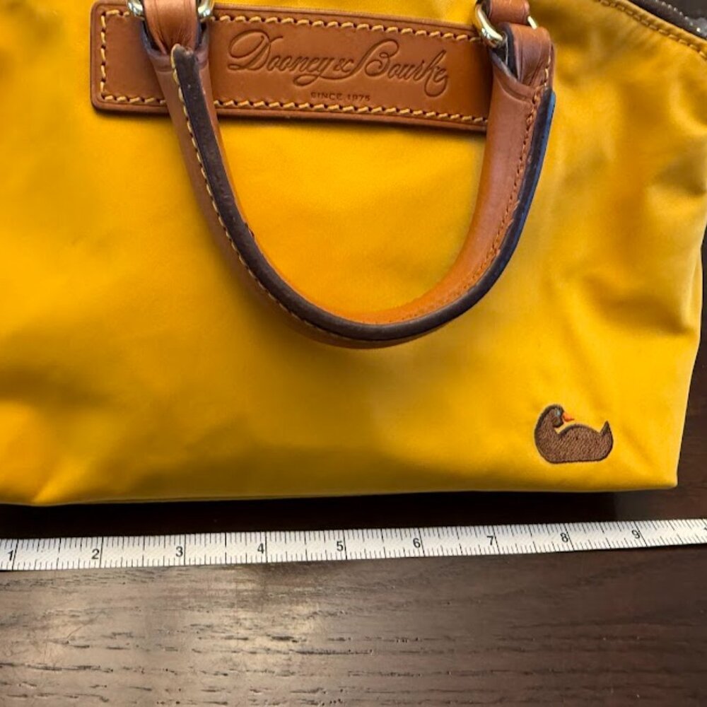 Dooney & Bourke Florentine Leather & Nylon satchel/crossbody bag - Picture 11 of 13